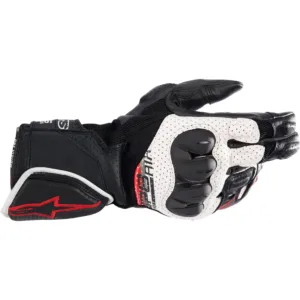Manusi moto strada ALPINESTARS SP-8 V3 AIR alb - negru