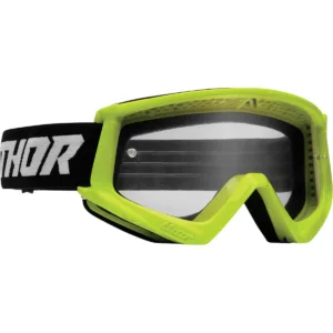 Ochelari moto Thor Combat Racer, acid/negru, sticla clara