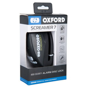 Oxford Screamer7 Alarm Disc Lock Negru 3 - mtmoto.ro Motortools Baia Mare