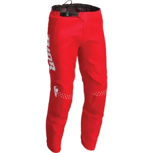 Pantaloni moto THOR SECTOR MINIMAL rosu