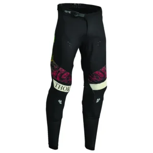 Pantaloni moto Thor PRIME MELTER negru - alb