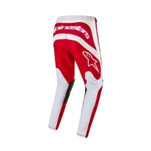 Pantaloni offroad Alpinestars Fluid Lurv rosu - alb