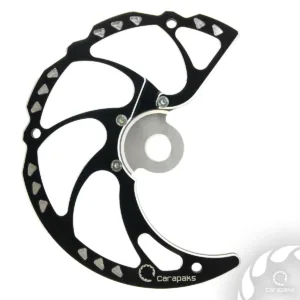 Protectie aluminiu disc frana fata KTM/Hus 2015-2023 Carapaks - negru