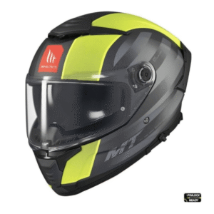 MT Helmets Casca Moto MT Helmets Full-Face Interala Thunder 4 SV Treads D3 Black Matt Yellow Fluo