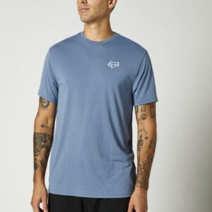 FOX BURNT SS TECH TEE [MT BLU]: Mărime - XL