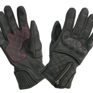 Manusi Moto Dama Adrenaline Orchid PPE, Negru/Roz