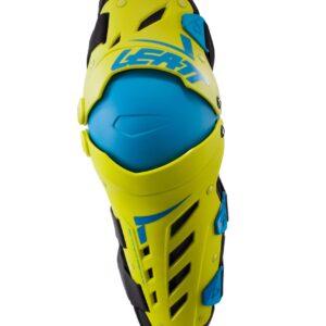 KNEE & SHIN GUARD DUAL AXIS LIME/BLUE: Mărime - L/XL