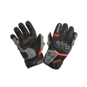 Manusi Moto Adrenaline Hexagon PPE, Negru, Gri, Rosu