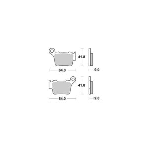 Set placute frana KTM Motomaster Nitro