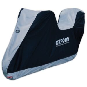 Husa motocicleta OXFORD AQUATEX NEW C culoare argintie,  - cu loc pentru portbagaj