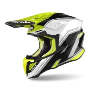 AIROH CASCA TWIST 2.0 SHAKEN YELLOW GLOSS