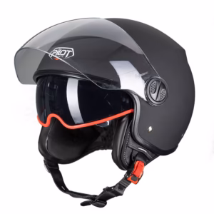Casca moto open-face, PILOT FAZER cu ochelari de soare S