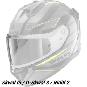 Viziera transparenta casca Shark D-SKWAL 3; RIDILL 2; SKWAL i3