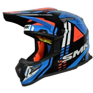 Casca off-road SMK ALLTERRA X-Sprint Albastru/Negru/Portocaliu
