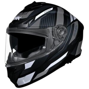 Casca moto integrală SMK TYPHOON Sparko Alb/ Gri/ Negru